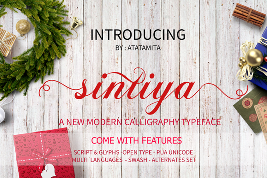 sintiya in Script Fonts - product preview 8
