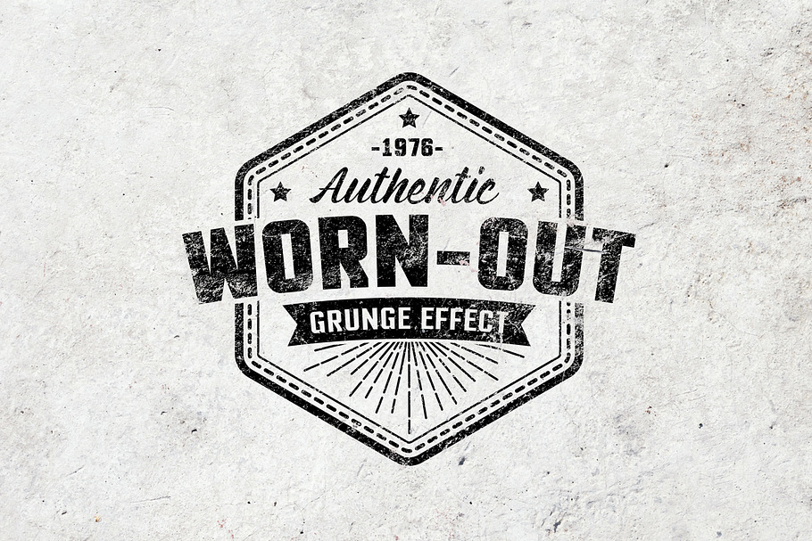 Worn out grunge mockup set in Mockup Templates - product preview 8