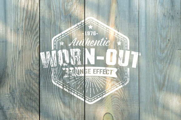 Worn out grunge mockup set in Mockup Templates - product preview 1