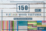 150 Vintage Wood Textures Set1