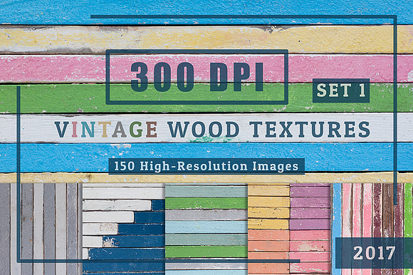 150 Vintage Wood Textures Set1 in Textures - product preview 2