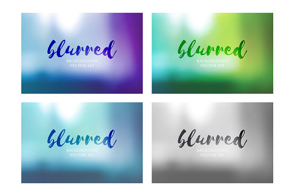 Vector Blurred Backgrounds in Textures - product preview 1