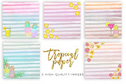 Tropical Pineapple Summer paper 