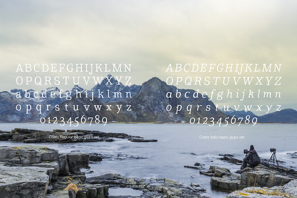 Coats Regular & Coats Italic in Serif Fonts - product preview 4
