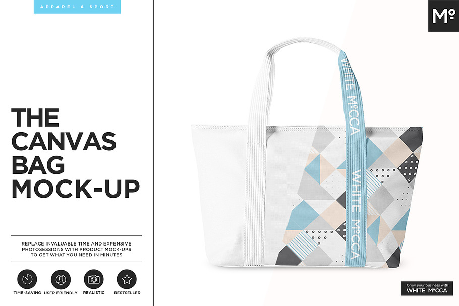 Canvas Bag Mock-up in Product Mockups - product preview 8