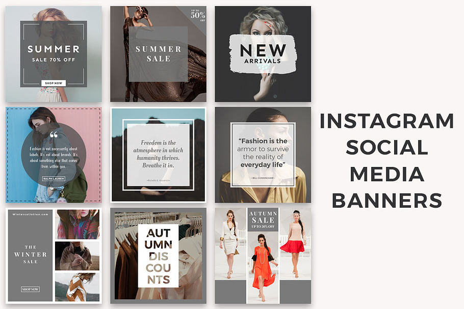 Instagram Social Media Banners in Instagram Templates - product preview 8