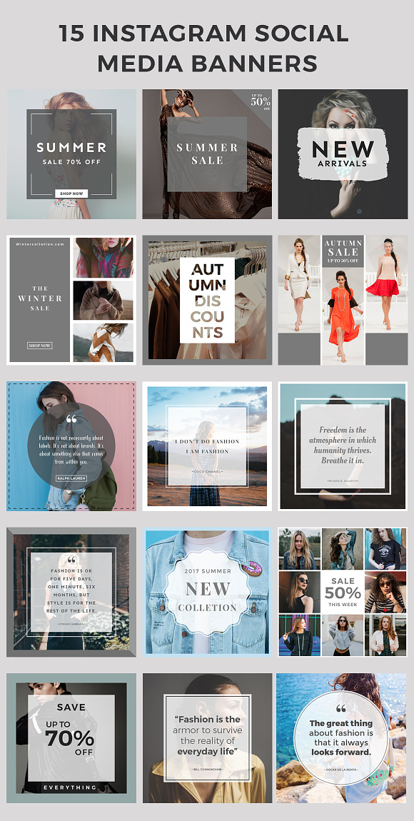 Instagram Social Media Banners in Instagram Templates - product preview 3