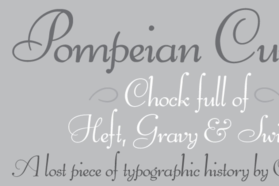 Pompeian Cursive