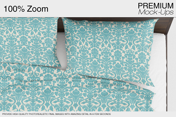 Linen Bedding Mockup Set in Product Mockups - product preview 1