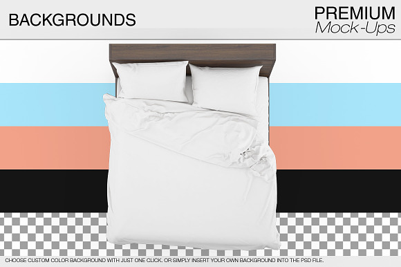Linen Bedding Mockup Set in Product Mockups - product preview 2