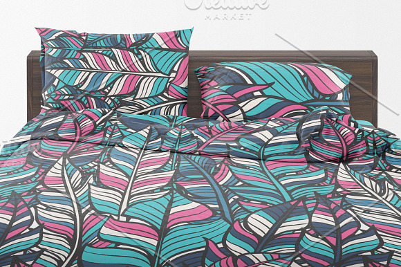Linen Bedding Mockup Set in Product Mockups - product preview 4