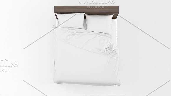 Linen Bedding Mockup Set in Product Mockups - product preview 8