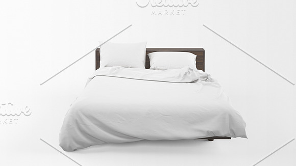 Linen Bedding Mockup Set in Product Mockups - product preview 9