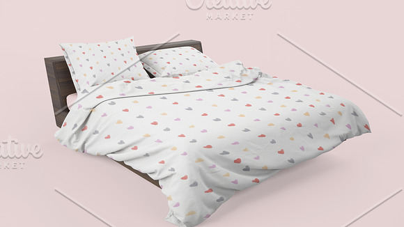 Linen Bedding Mockup Set in Product Mockups - product preview 13