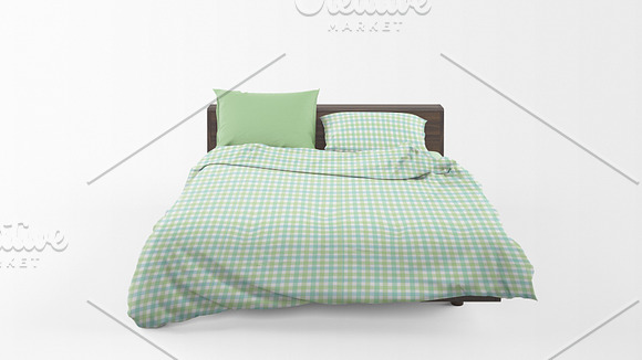 Linen Bedding Mockup Set in Product Mockups - product preview 16