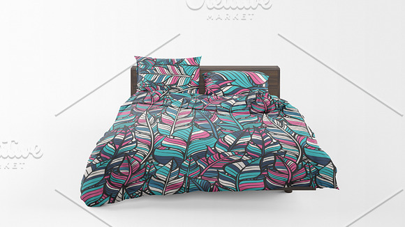 Linen Bedding Mockup Set in Product Mockups - product preview 17