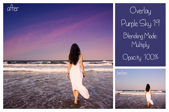 30 Purple Sky Overlays in Textures - product preview 6