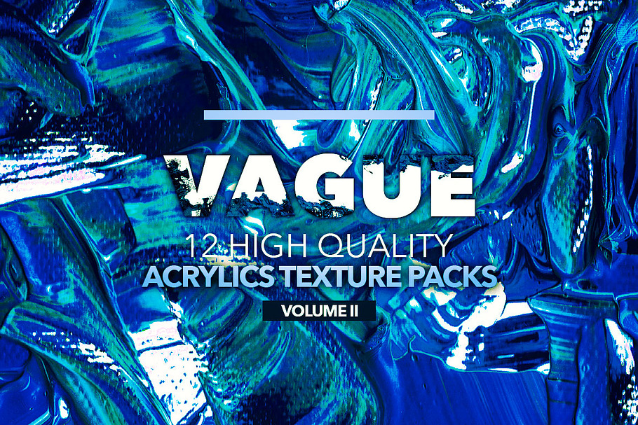 Vague II: 12 Acrylics Textures
