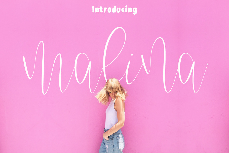 Malina Font Duo in Script Fonts - product preview 8