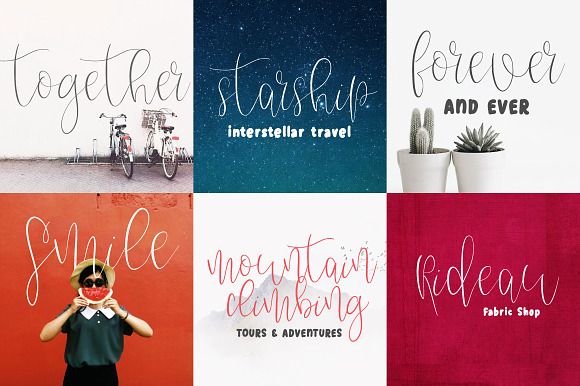 Malina Font Duo in Script Fonts - product preview 1