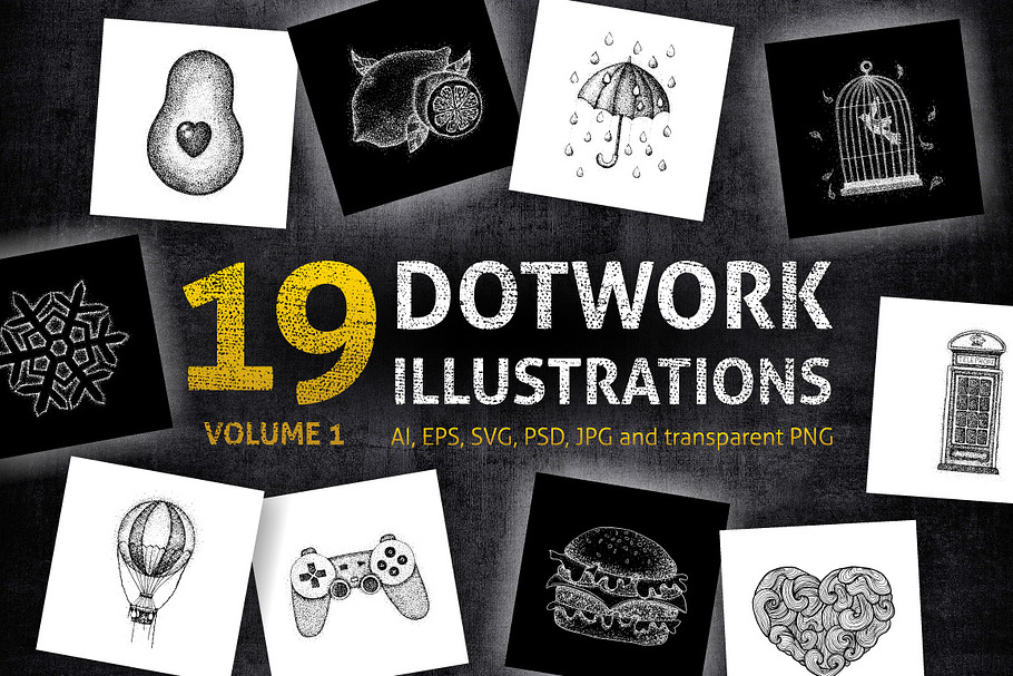 Dotwork Illustrations Volume 1 in Illustrations - product preview 8