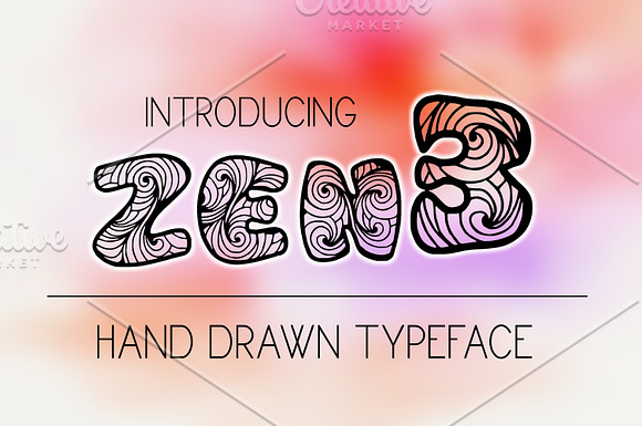 Zen3 Font in Display Fonts - product preview 6