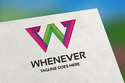 Whenever (Letter W) Logo