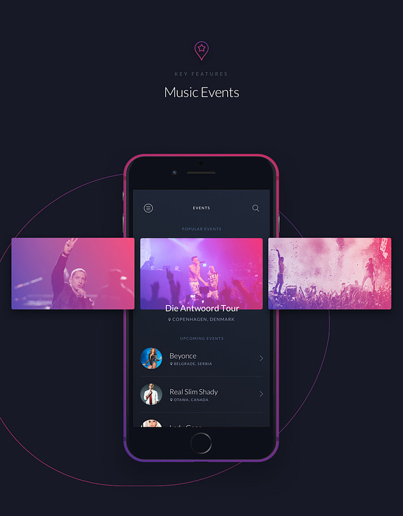 Music UI/UX Mobile App Kit in UI Kits and Libraries - product preview 4