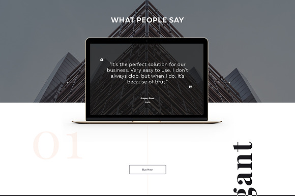 Brut Landing Page in HTML/CSS Themes - product preview 3