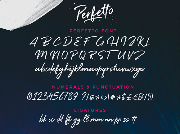 Perfetto Brush Font in Brush Fonts - product preview 5