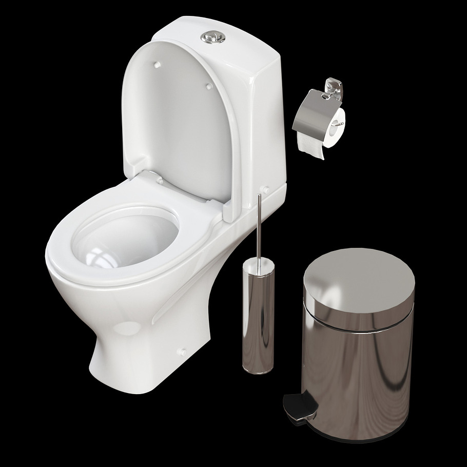 Large set for bathrooms in Furniture - product preview 8