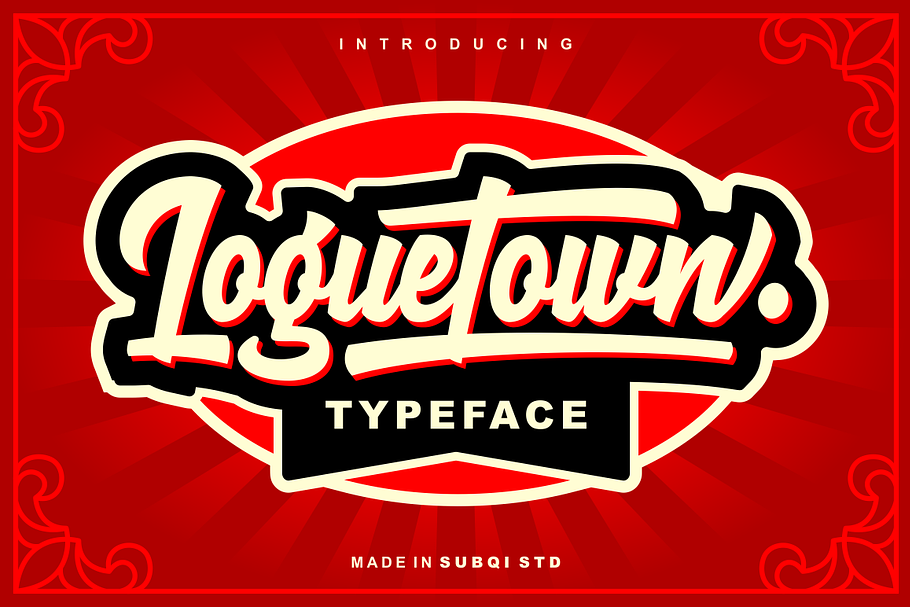 Loguetown in Script Fonts - product preview 8