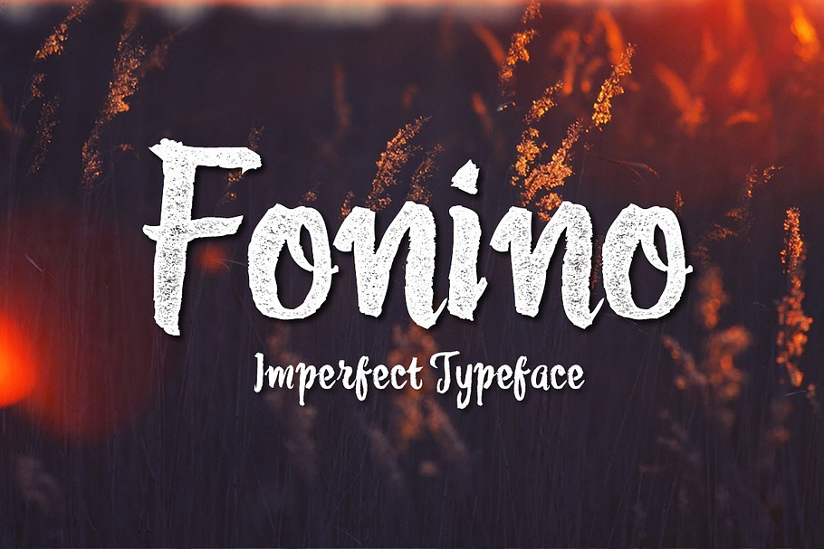 Fonino - Imperfect Typeface in Display Fonts - product preview 8