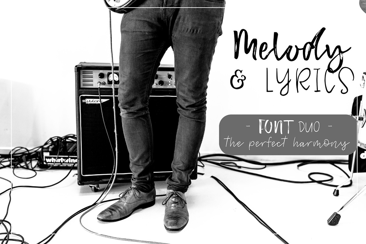 Melody & Lyrics - Font Duo in Script Fonts - product preview 8