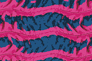 Grungy Wavy Stripes Seamless Pattern
