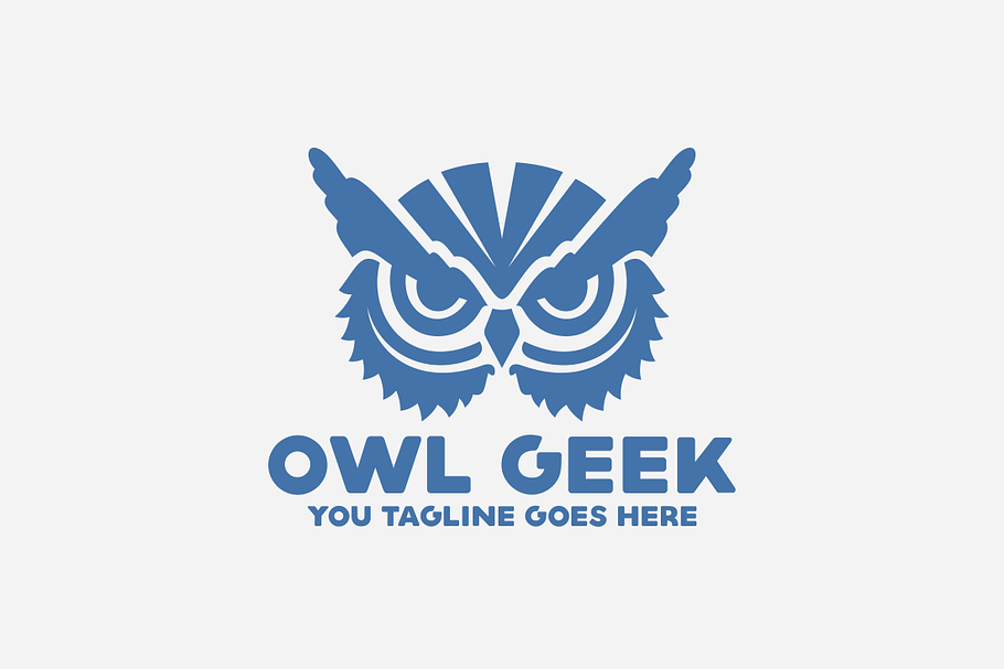 Owl Geek in Logo Templates - product preview 8