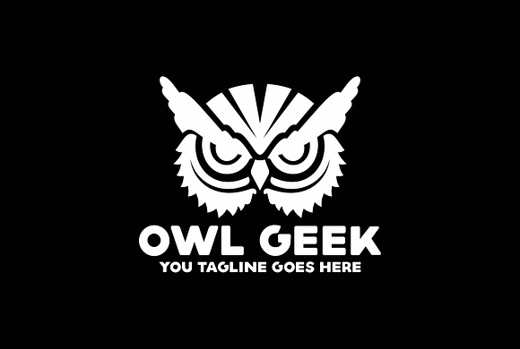Owl Geek in Logo Templates - product preview 2