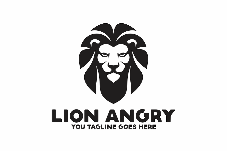 Angry Lion in Logo Templates - product preview 8