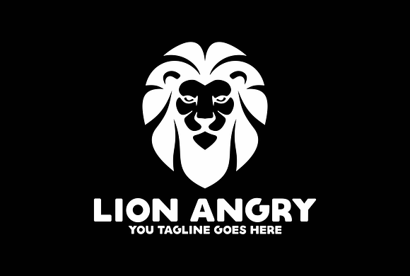 Angry Lion in Logo Templates - product preview 2