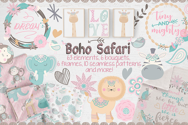 Boho Safari designers set