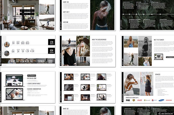 Creative Pitch Deck, Press Media Kit in Keynote Templates - product preview 2