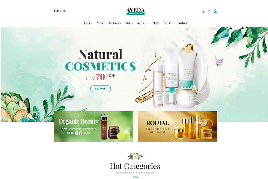 Ves Aveda in Magento Themes - product preview 8