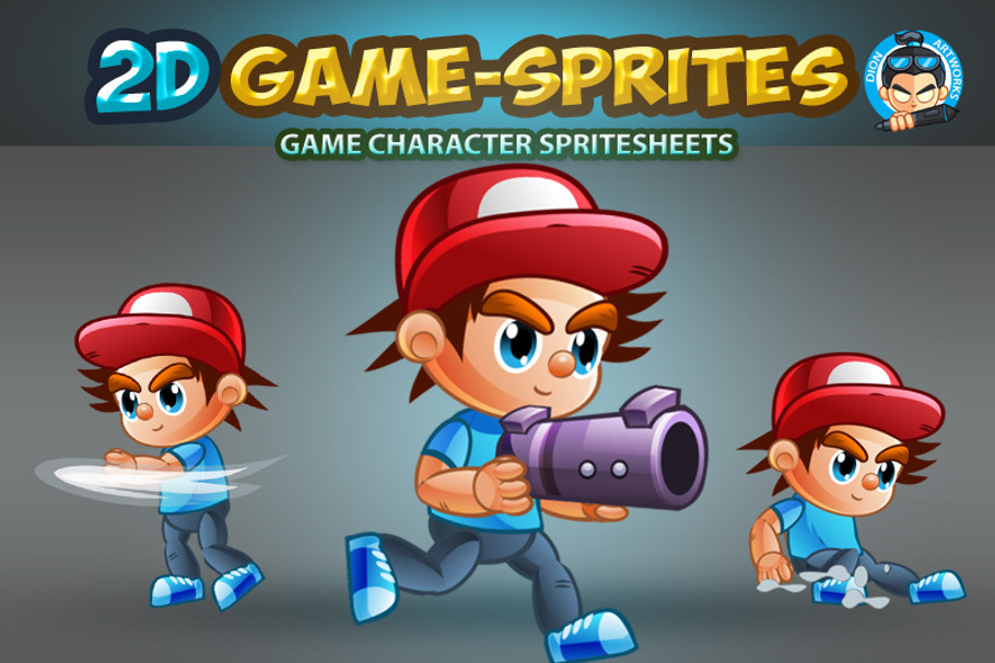 2D Game Character Sprites in Illustrations - product preview 8