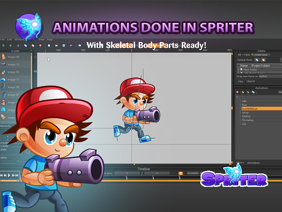 2D Game Character Sprites in Illustrations - product preview 3