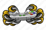 Monster Gamer Claws Holding Games Controller
