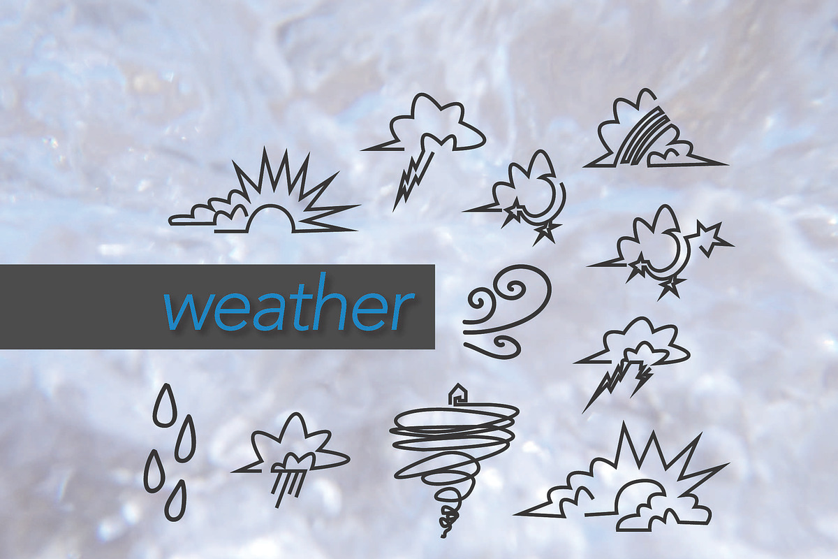 Illustrations of Weather in Illustrations - product preview 8