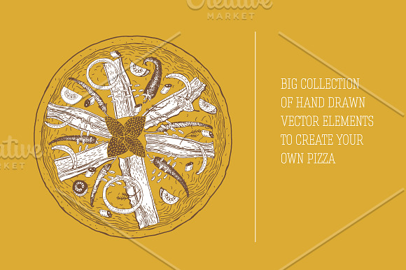 Pizza Vector Creator in Illustrations - product preview 2