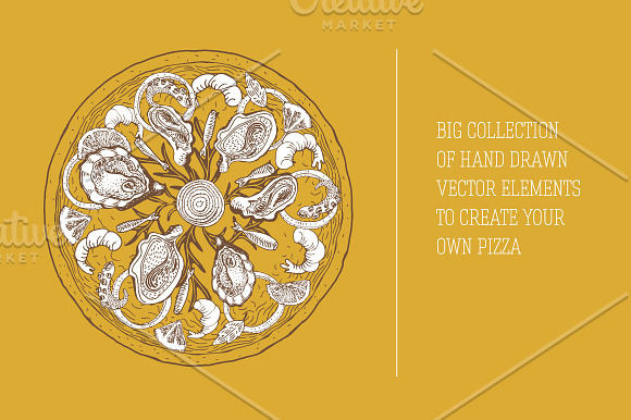 Pizza Vector Creator in Illustrations - product preview 3