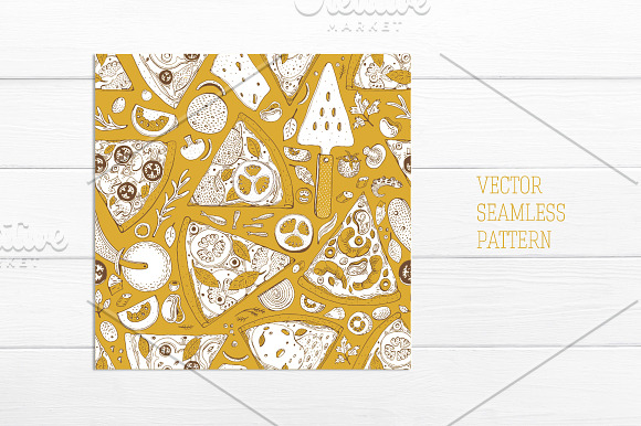 Pizza Vector Creator in Illustrations - product preview 5