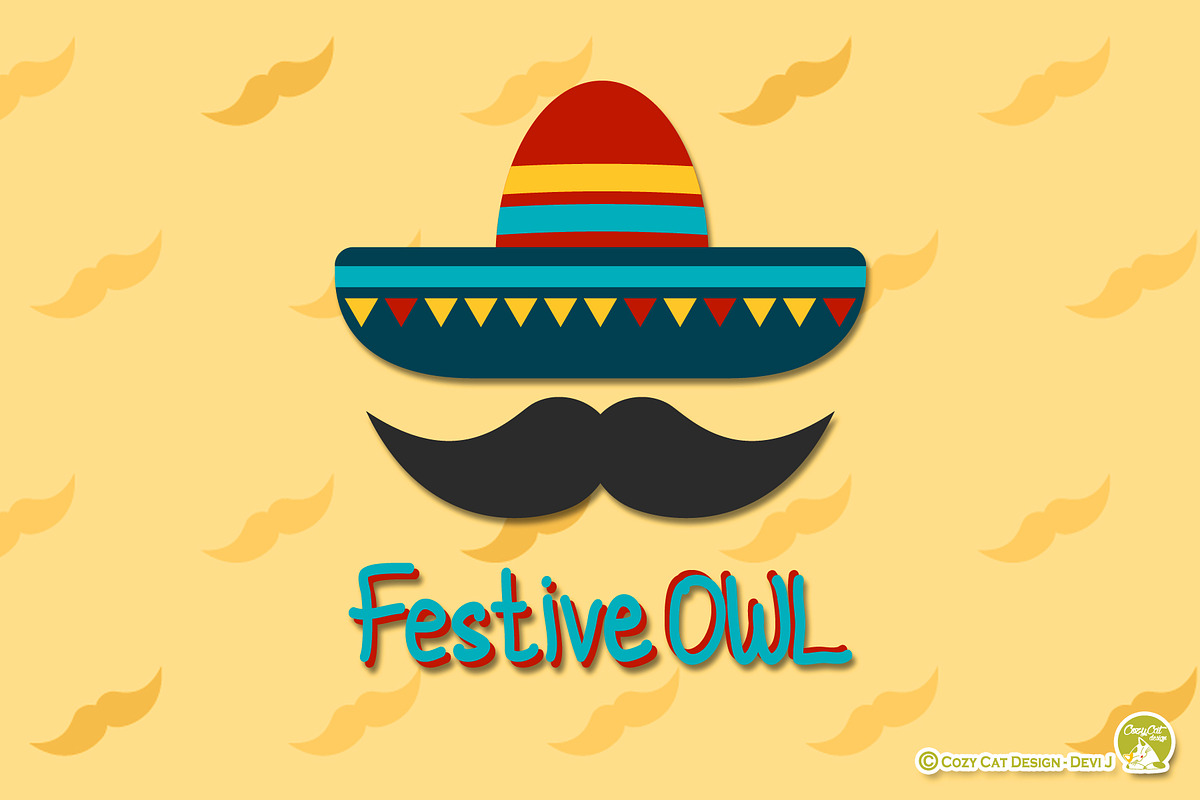 FestiveOWL Digital Clipart in Illustrations - product preview 8